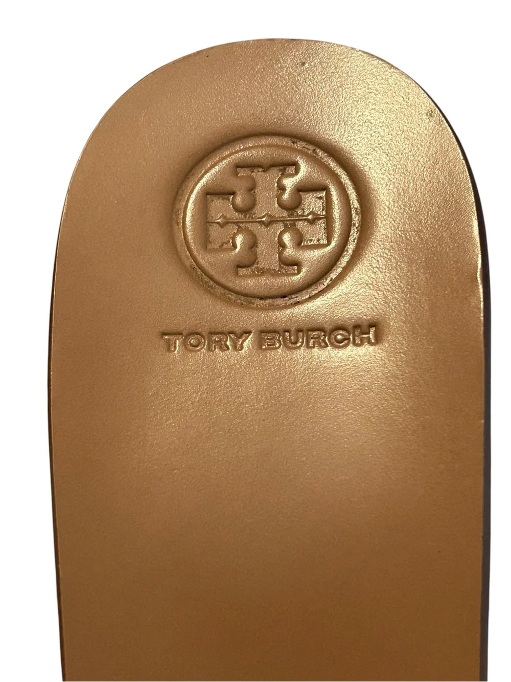 Tory Burch NWOT Logan satin and crystal beaded slides